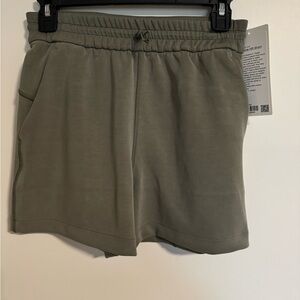 Lululemon softstreme shorts.  Army green size 4.